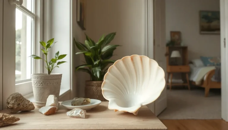 Comment positionner une coquille Saint-Jacques vide pour purifier et recharger sa maison