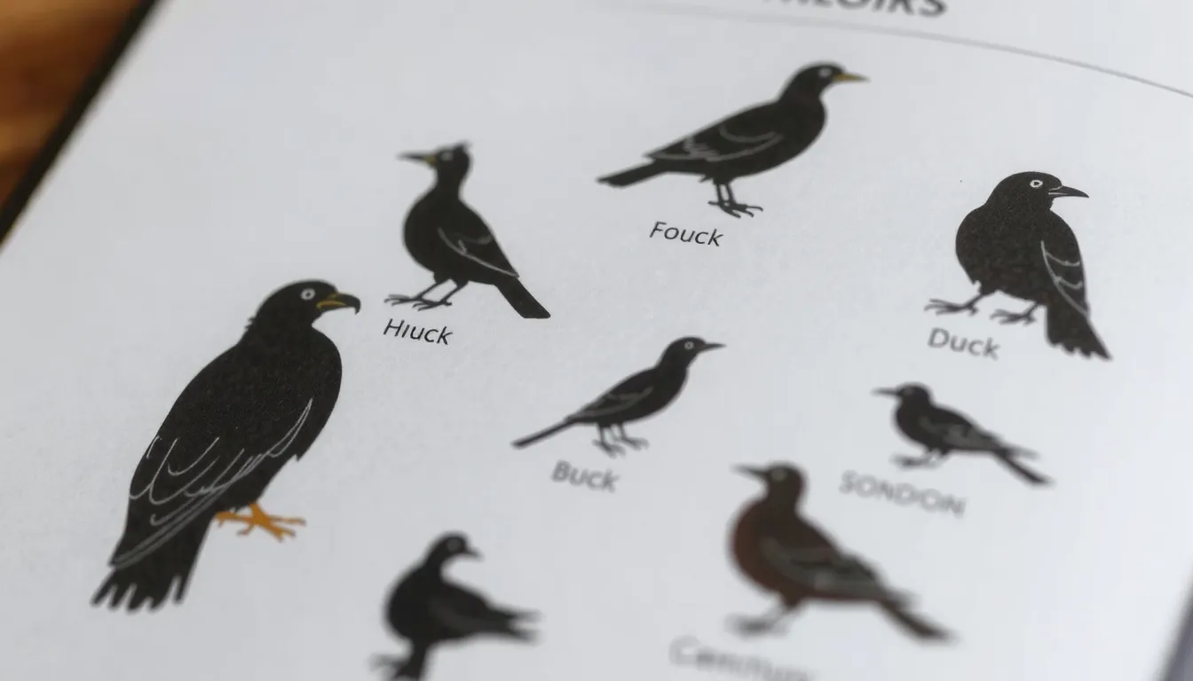 familles des oiseaux