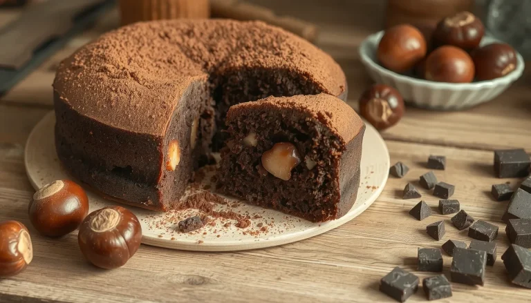 Gâteau châtaigne chocolat facile : la recette moelleuse et fondante