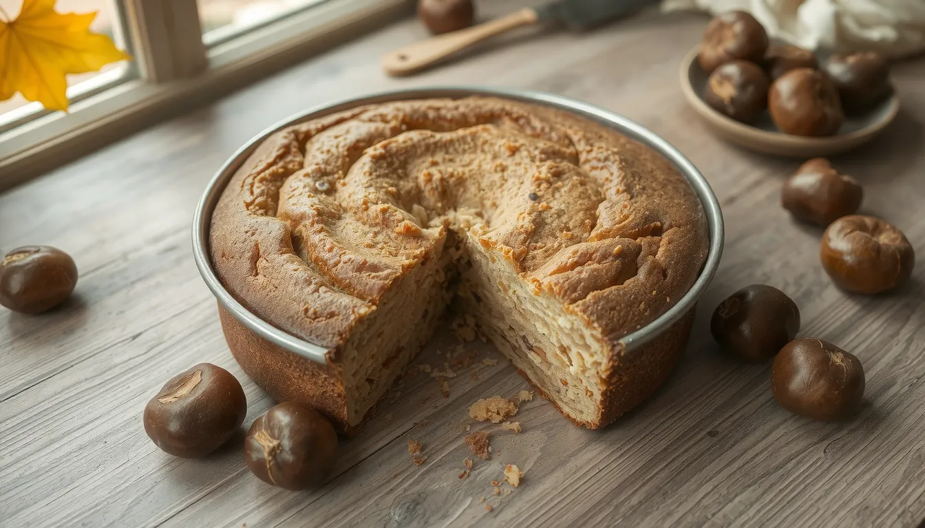 gâteau châtaigne grand mère