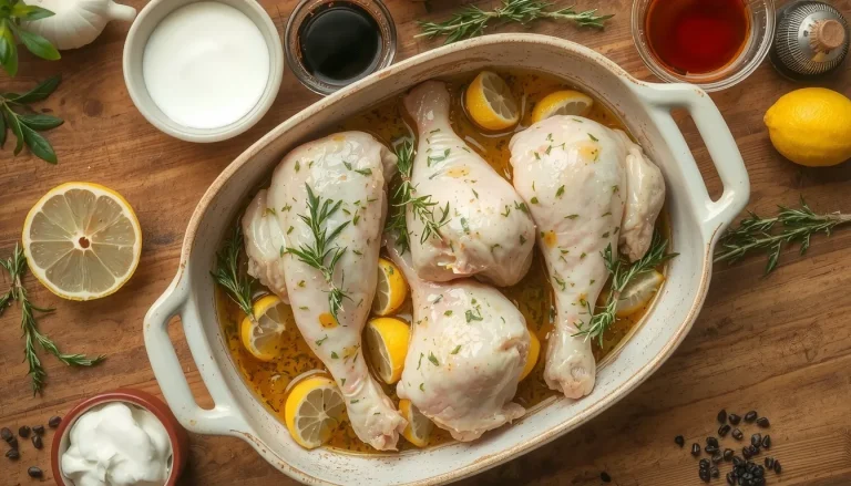 Cuisse de poulet mariné : la recette facile, marinade et cuisson pas à pas