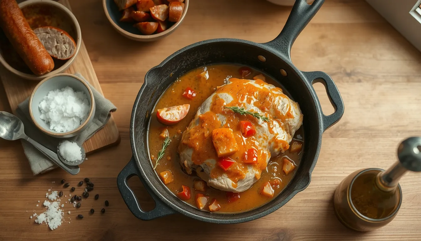 filet mignon chorizo crème